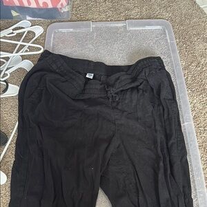 Old Navy Black Track Pants